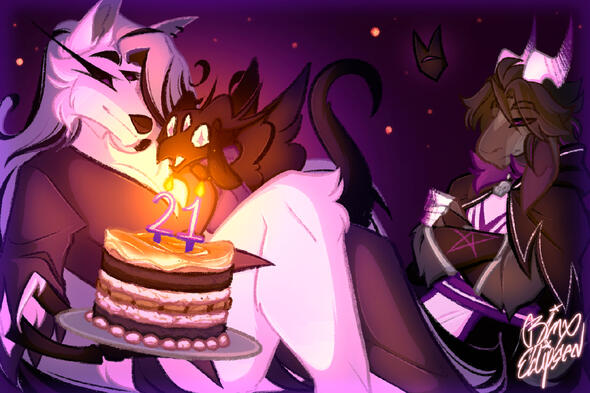 21st Birthday Art!