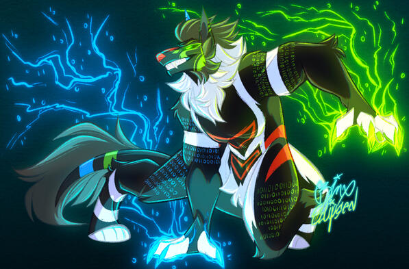 Fullbody Commission for Matrix.EXE