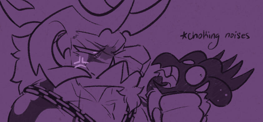 choking noises