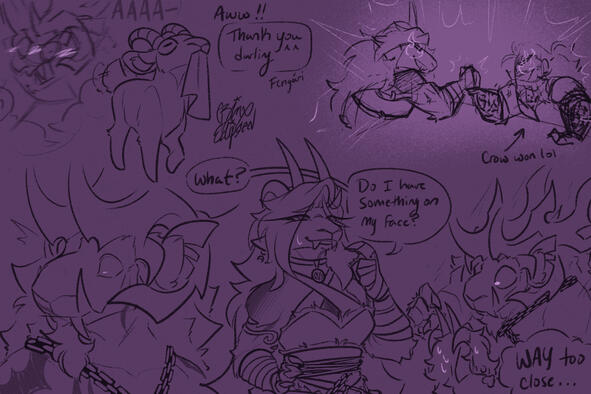 Red Opera Doodles - Session 27
